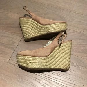 Jessica Simpson Wedge Open-Back Espadrilles
